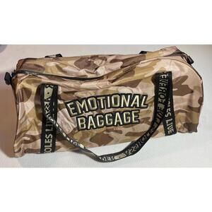 A$$holes Live Forever Camouflage  Emotional Baggage Duffel Bag